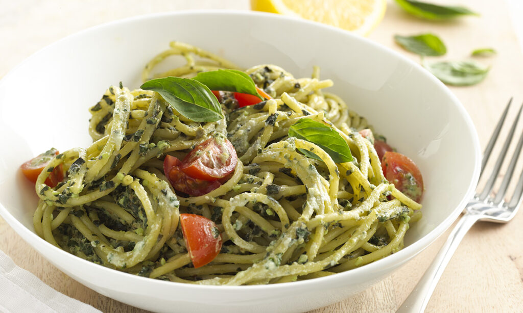 Lemon Pesto Pasta