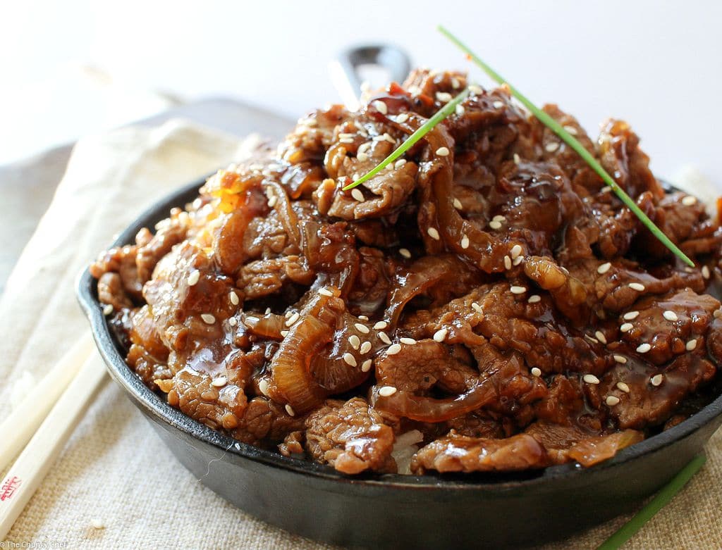 Beef With Garlic Sauce