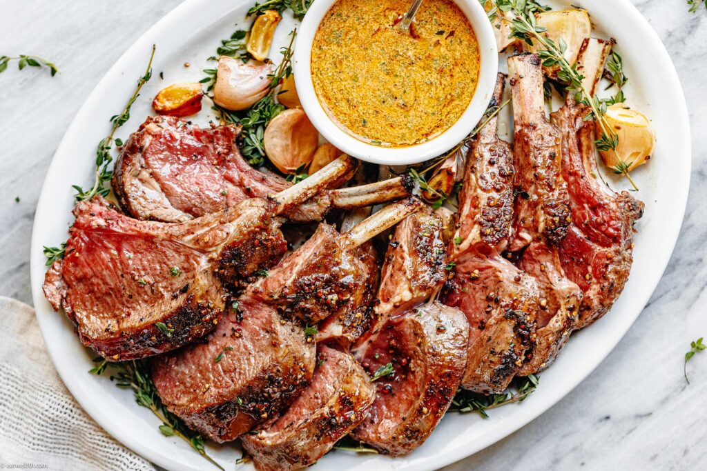 Grilled Rack of Lamb