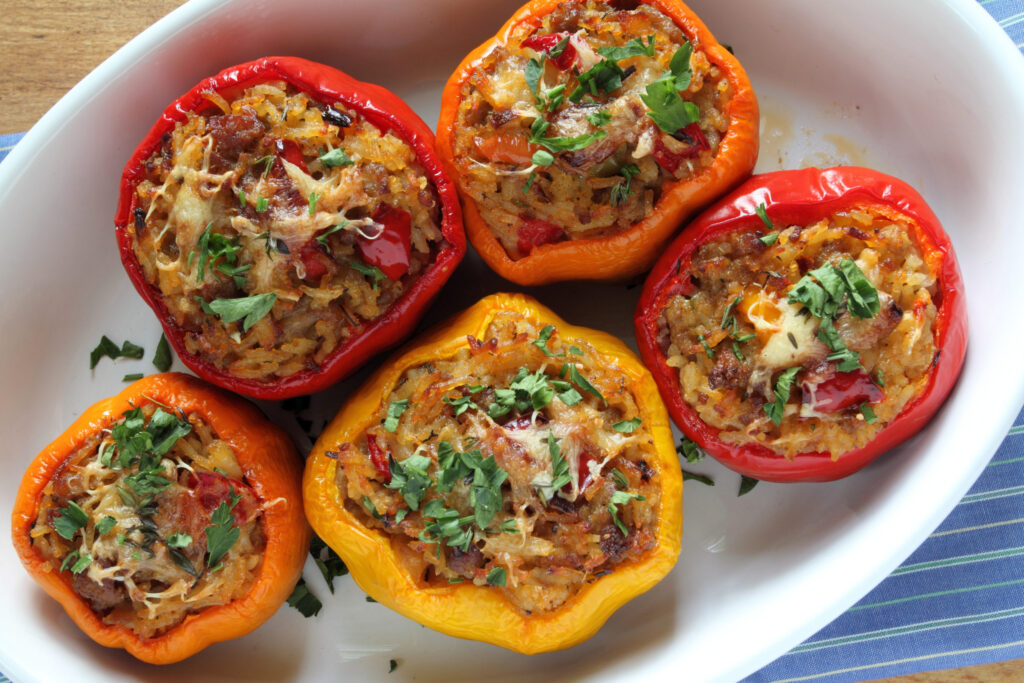 Sausage Stuffed Peppers