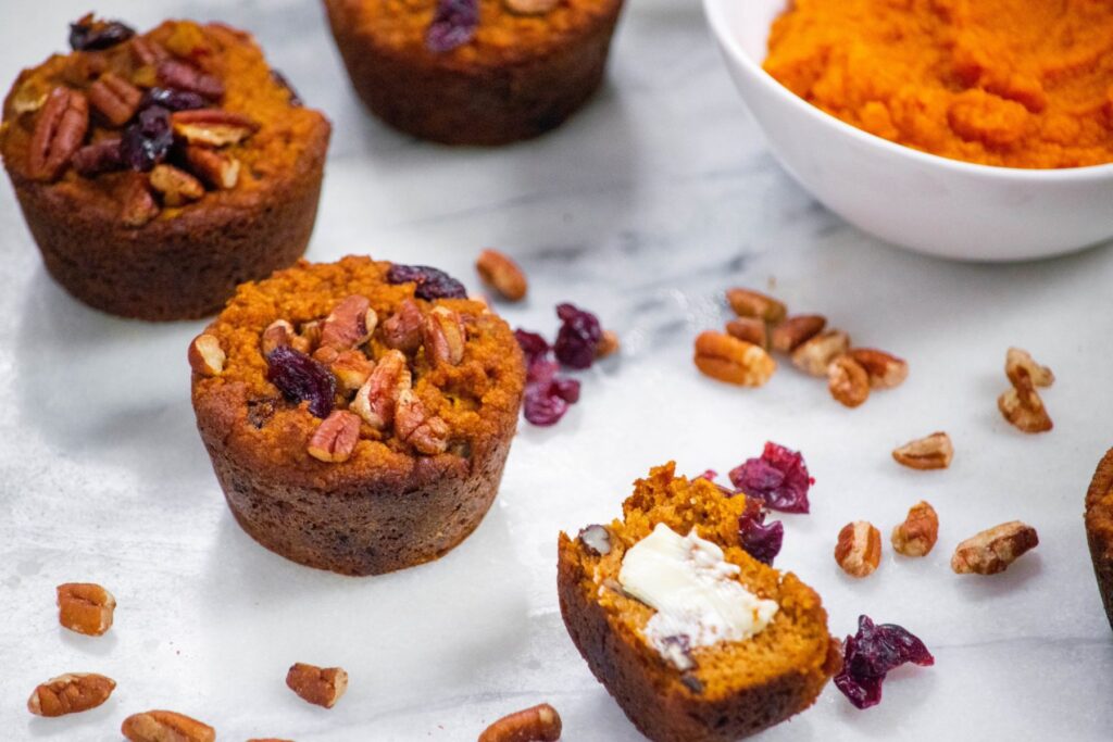 Almond Flour Pumpkin Muffins