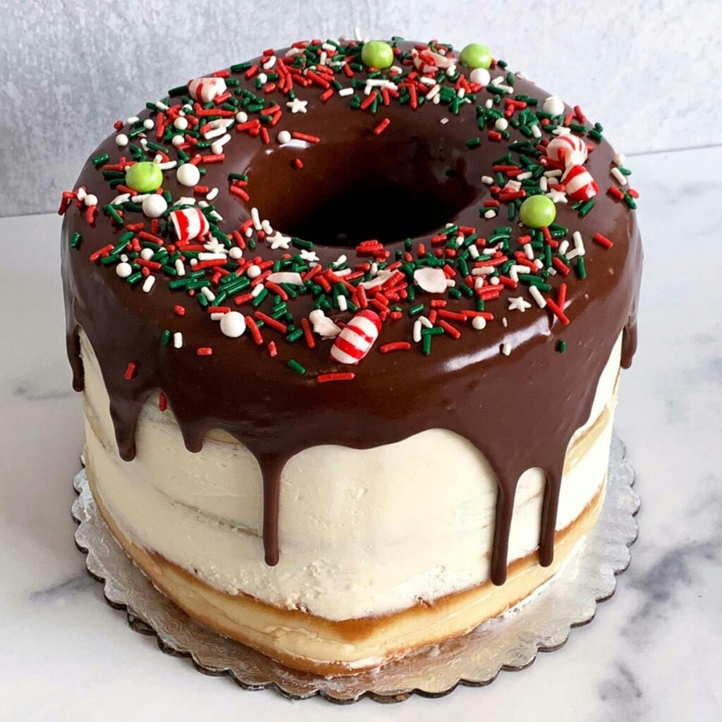 Donut Birthday Cake