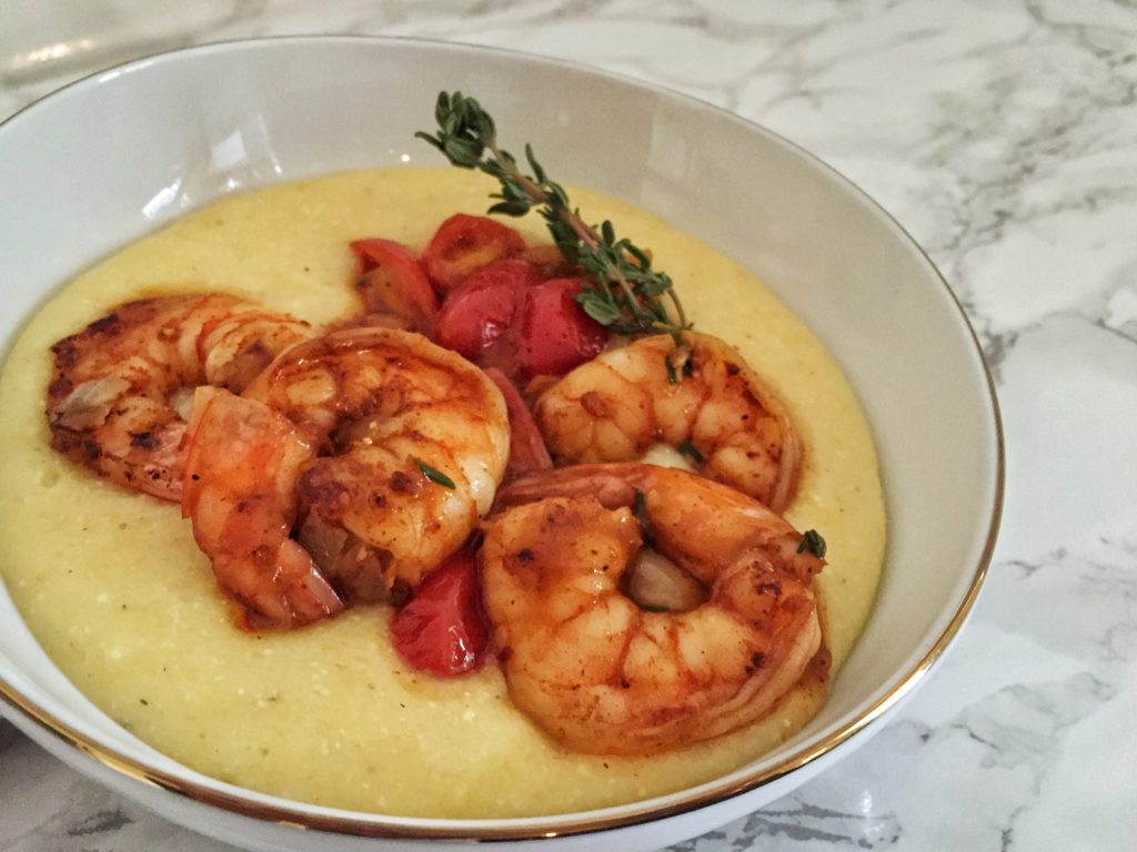 Shrimp And Polenta