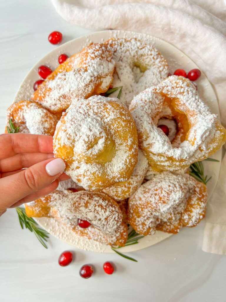 Powdered Sugar Donuts