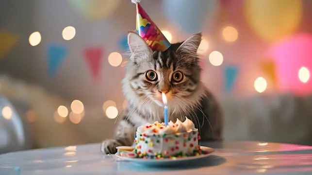 Cat Birthday Cake