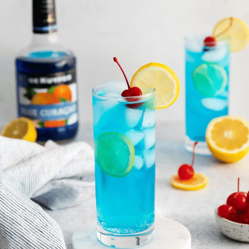 Blue Motorcycle Drink