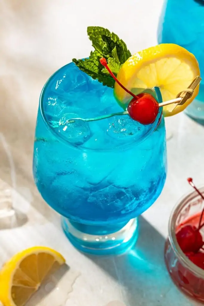 Blue Motorcycle Drink