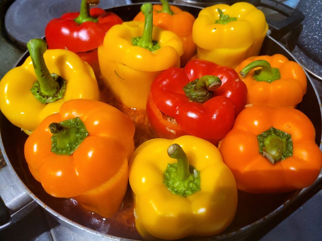 Stuffed Bell Peppers without Rice