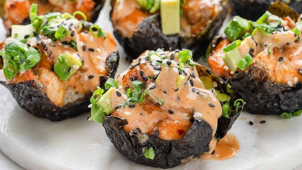 Spicy Salmon Rice Muffins