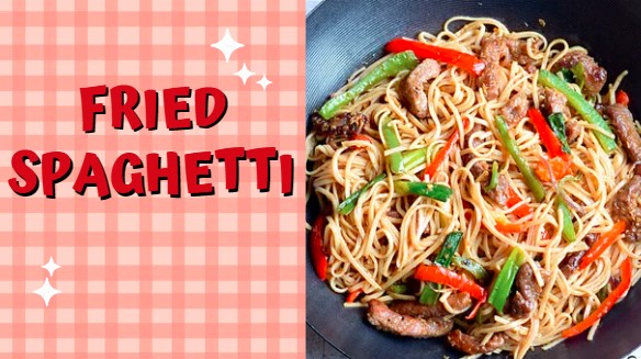 Delicious Fried Spaghetti Recipe| 30 minutes Recipe