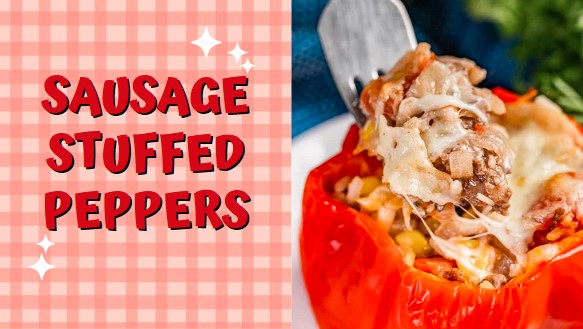 Super Yummy Sausage Stuffed Peppers Recipe
