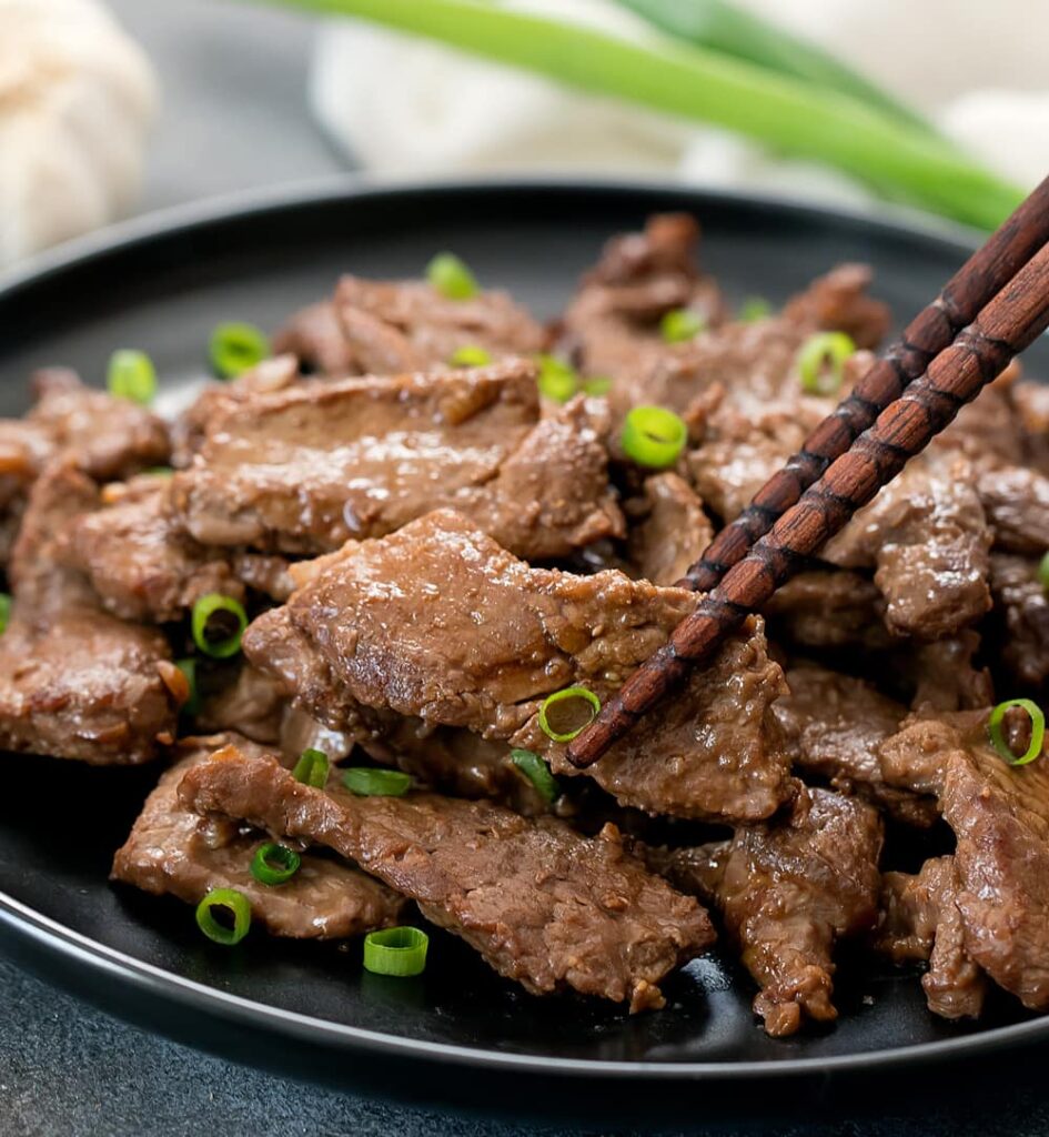 Beef With Garlic Sauce