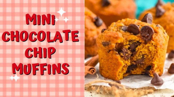 Delicious And Super Soft Mini Chocolate Chip Muffins Recipe