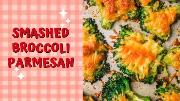 Smashed Broccoli Parmesan