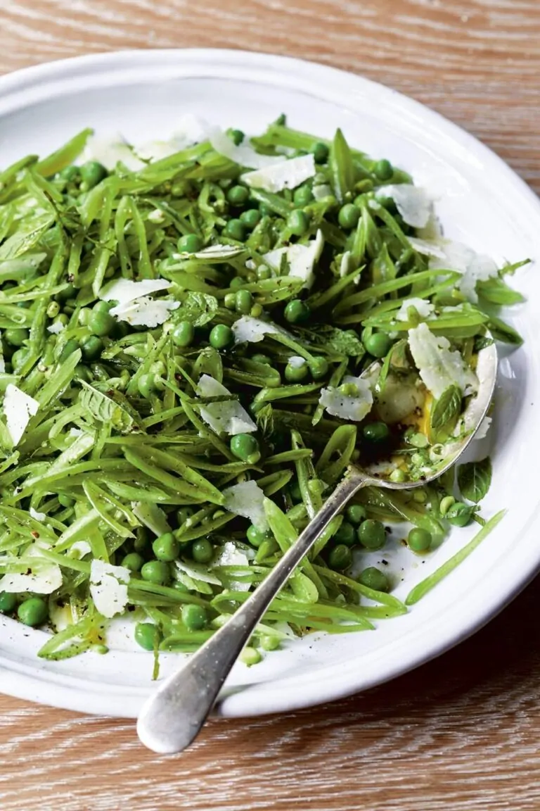 Ina Garten Fresh Pea Salad With Mint & Manchego